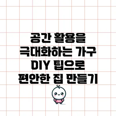 공간 활용을 극대화하는 가구 DIY 팁으로 편안한 집 만들기