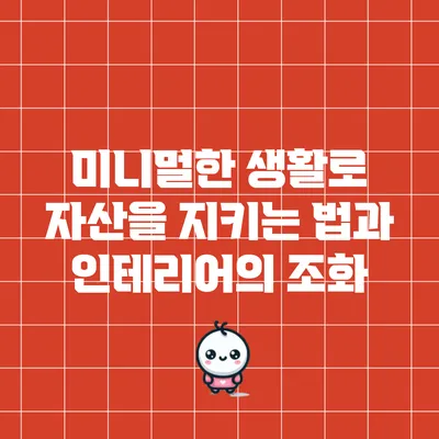 미니멀한 생활로 자산을 지키는 법과 인테리어의 조화