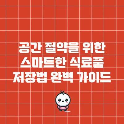 공간 절약을 위한 스마트한 식료품 저장법 완벽 가이드