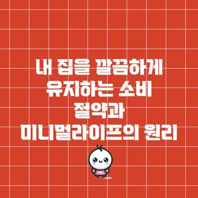 내 집을 깔끔하게 유지하는 소비 절약과 미니멀라이프의 원리