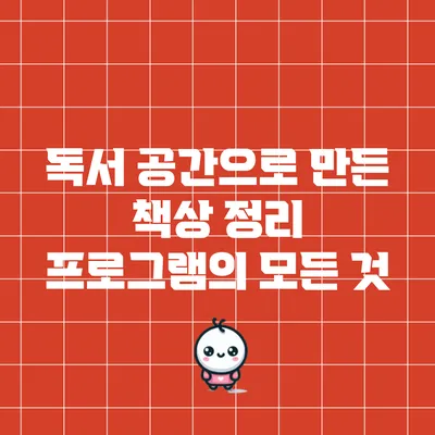 독서 공간으로 만든 책상 정리 프로그램의 모든 것