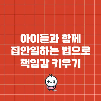 아이들과 함께 집안일하는 법으로 책임감 키우기