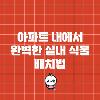 아파트 내에서 완벽한 실내 식물 배치법