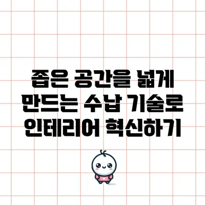 좁은 공간을 넓게 만드는 수납 기술로 인테리어 혁신하기