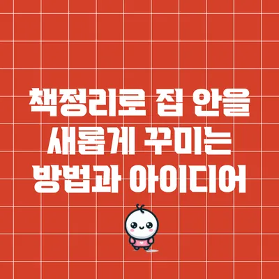 책정리로 집 안을 새롭게 꾸미는 방법과 아이디어